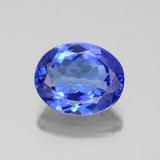 3 carat Violet Blue Oval Facet Tanzanite 10x8