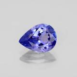 9mmx6.5mm Pear Facet Tanzanite 1.5ct