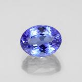 9mm x 7 Tanzanite 2.5ct Oval Facet in Violet Blue