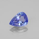 1.5 carat Violet Blue Pear Facet Tanzanite 9mmx6.5mm