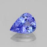 1.5 carat Violet Blue Pear Facet Tanzanite 9mm x 7mm