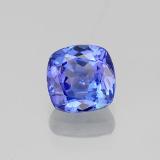 1 ct VVS Cushion Cut Tanzanite 6x6