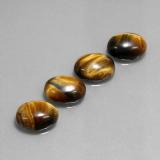 9x7mm Tiger's Eye 6ct Oval Cabochon in Gold Brown