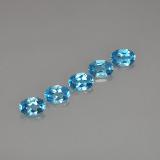 5 ct VVS-VS Oval Facet Topaz 7x5mm