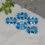4 ct VVS Oval Facet Topaz 7mm x 5
