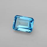 8mmx6mm Topaz 2ct Octagon Facet in Swiss Blue