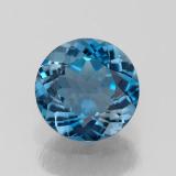 8mm Round Facet Topaz 2ct