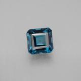 7x7 Topaz 2ct Octagon Facet in London Blue