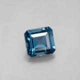 2 carat London Blue Octagon Facet Topaz 7x7mm