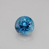 8 mm Topaz 2.5ct Round Facet in London Blue