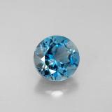 2.5 ct VS-SI Round Facet Topaz 8mm