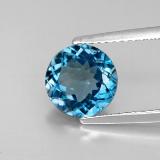 8 mm Topaz 2.5ct Round Facet in London Blue