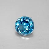 2 ct VS Round Facet Topaz 8mm