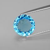 3 ct VS Round Facet Topaz 9mm