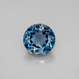 9mm Round Facet Topaz 4ct