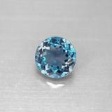 2.5 ct VVS-VS Round Facet Topaz 8 mm