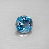 2 ct VVS-VS Round Facet Topaz 8 mm