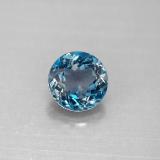 8 mm Round Facet Topaz 2.5ct