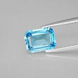2 ct VVS-VS Octagon Facet Topaz 8mm x 6