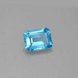 1.5 carat Swiss Blue Octagon Facet Topaz 8x6