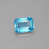 8mm x 6 Octagon Facet Topaz 2ct