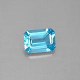 8x6mm Topaz 1.5ct Octagon Facet in Swiss Blue
