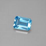 8x6mm Topaz 1.5ct Octagon Facet in Swiss Blue