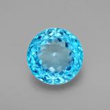 9mm Round Facet Topaz 3ct