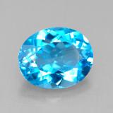 4 ct VS Oval Facet Topaz 11x9mm