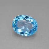 4 ct VVS-VS Oval Facet Topaz 11x9