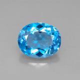 11mmx9mm Oval Facet Topaz 5ct