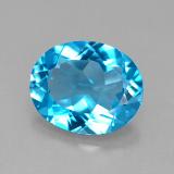 4 ct VS Oval Facet Topaz 11mmx9mm
