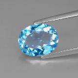 10mm x 8 Oval Facet Topaz 3ct