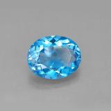 10mm x 8 Oval Facet Topaz 3ct