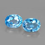 9x7mm Oval Facet Topaz 5ct