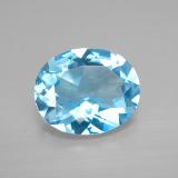 11x9mm Oval Facet Topaz 3ct
