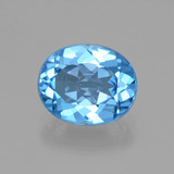 3 ct VVS Oval Facet Topaz 10x8