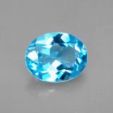 3 ct VVS Oval Facet Topaz 10.5mmx8.5mm