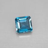 1.5 carat London Blue Octagon Facet Topaz 6x6mm