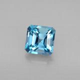 1.5 carat London Blue Octagon Facet Topaz 6mm x 6