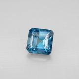 1.5 carat London Blue Octagon Facet Topaz 6mm x 6