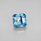1.5 carat London Blue Octagon Facet Topaz 6mmx6mm