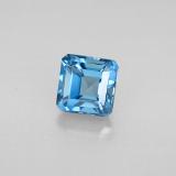 1.5 ct VVS-VS Octagon Facet Topaz 6mm x 6