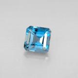 1.5 ct VVS-VS Octagon Facet Topaz 6mmx6mm