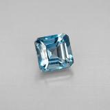 1.5 carat London Blue Octagon Facet Topaz 6mmx6mm