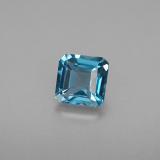 1.5 carat London Blue Octagon Facet Topaz 6mmx6mm