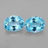 9x7mm Oval Facet Topaz 5ct