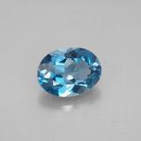 Click for Details 9mmx7mm Oval Facet Topaz 2ct