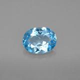 Click for Details 9mm x 7mm Topaz 2ct Oval Facet in Swiss Blue