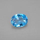 Click for Details 9mm x 7mm Oval Facet Topaz 2ct